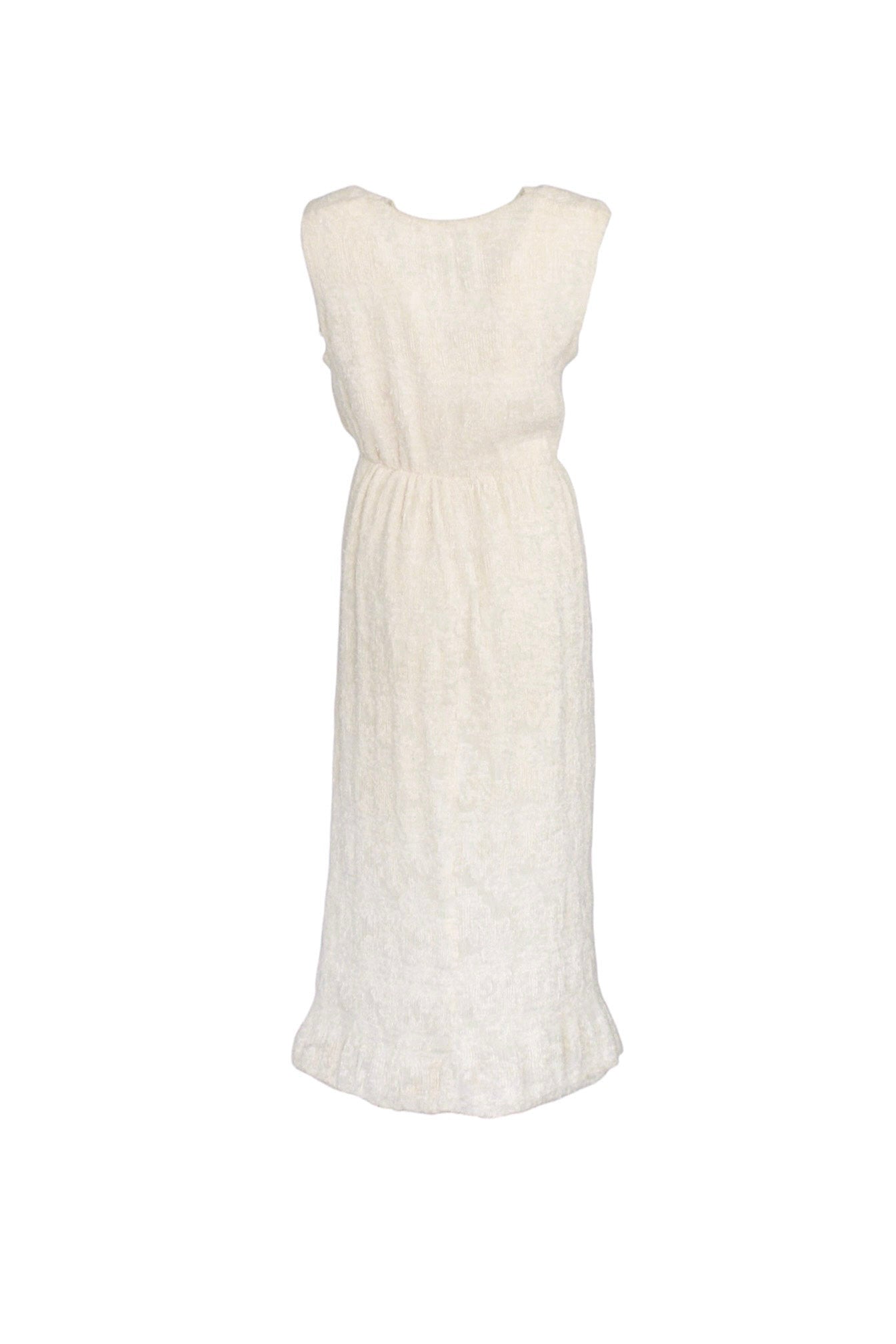 White dress on a white background