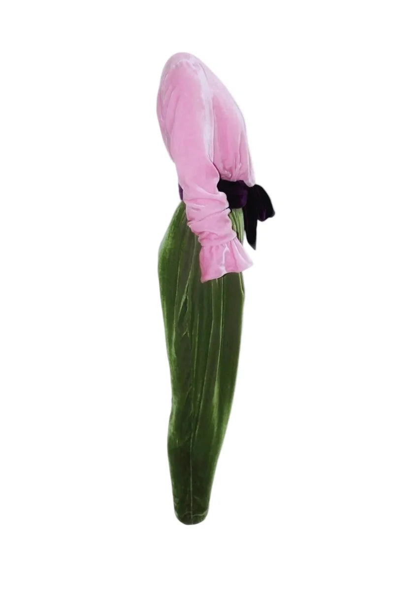 Sample VELVET COLORBLOCK Jumpsuit