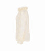 White lace petticoat on a white background