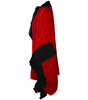Sample SCARLET VELVET Cape Dress